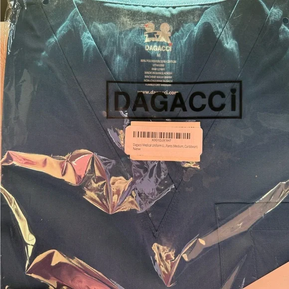 Men’s Caribbean Blue Medical Scrub Set - Picture 4 of 4